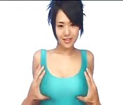 She is almost three D