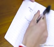 Sexy profesora follada en el escritorio