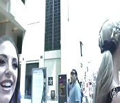 Two girls love his hard cock