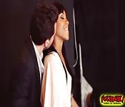 Hermosa europea doblemente follada