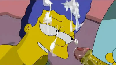 Homer le regala un facial a Marge